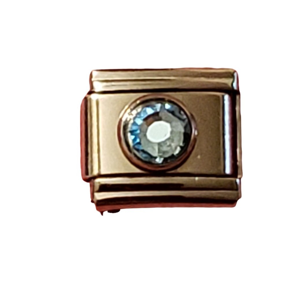 March Circle 9mm charm for Italian Charm Bracelet